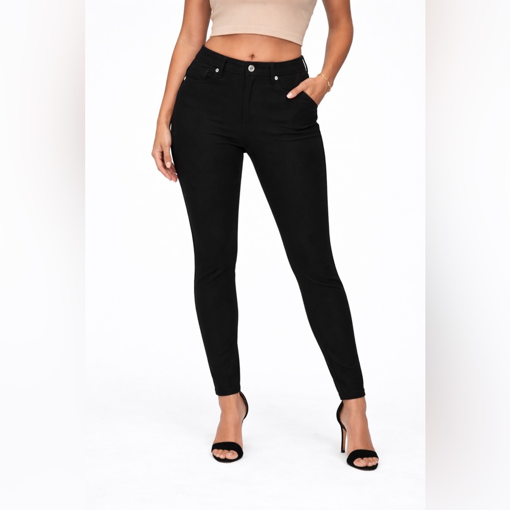 Good American Black Stretch Skinny Ponte Pants Size 12 / 31